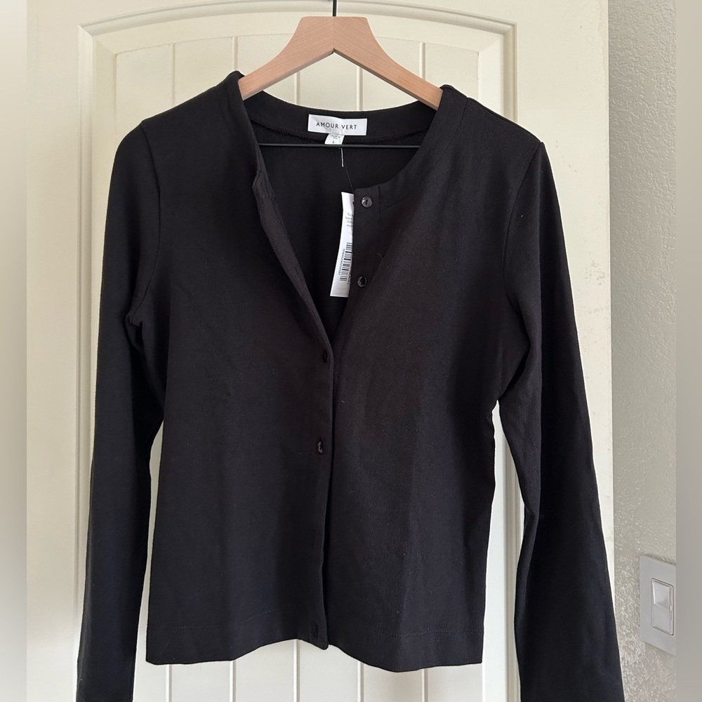 Amour Vert Minna Sweater Knit Cardigan